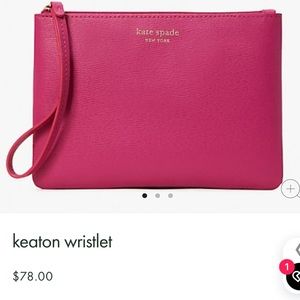 Unopened Pink Kate Spade Wristlet